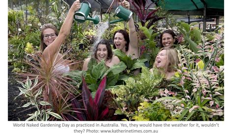 WORLD NAKED GARDENING DAY 